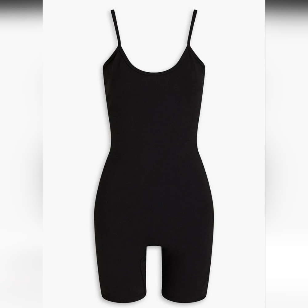 Good American Stretch-Jersey Cotton Playsuit